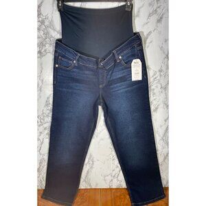 Time And Tru Maternity Straignt Jeans L Comfort Stretch Recycled PolyesterCotton